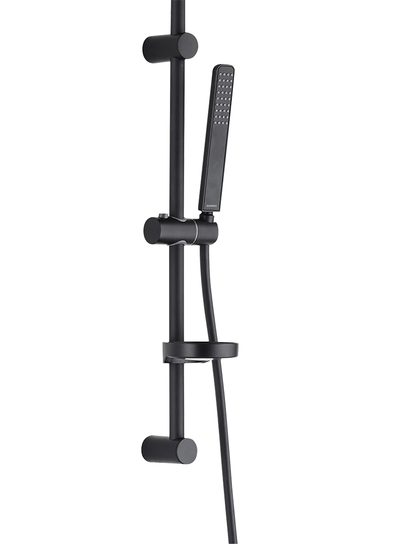 Kuchinox Ares set doccia a parete nero NKS71A1