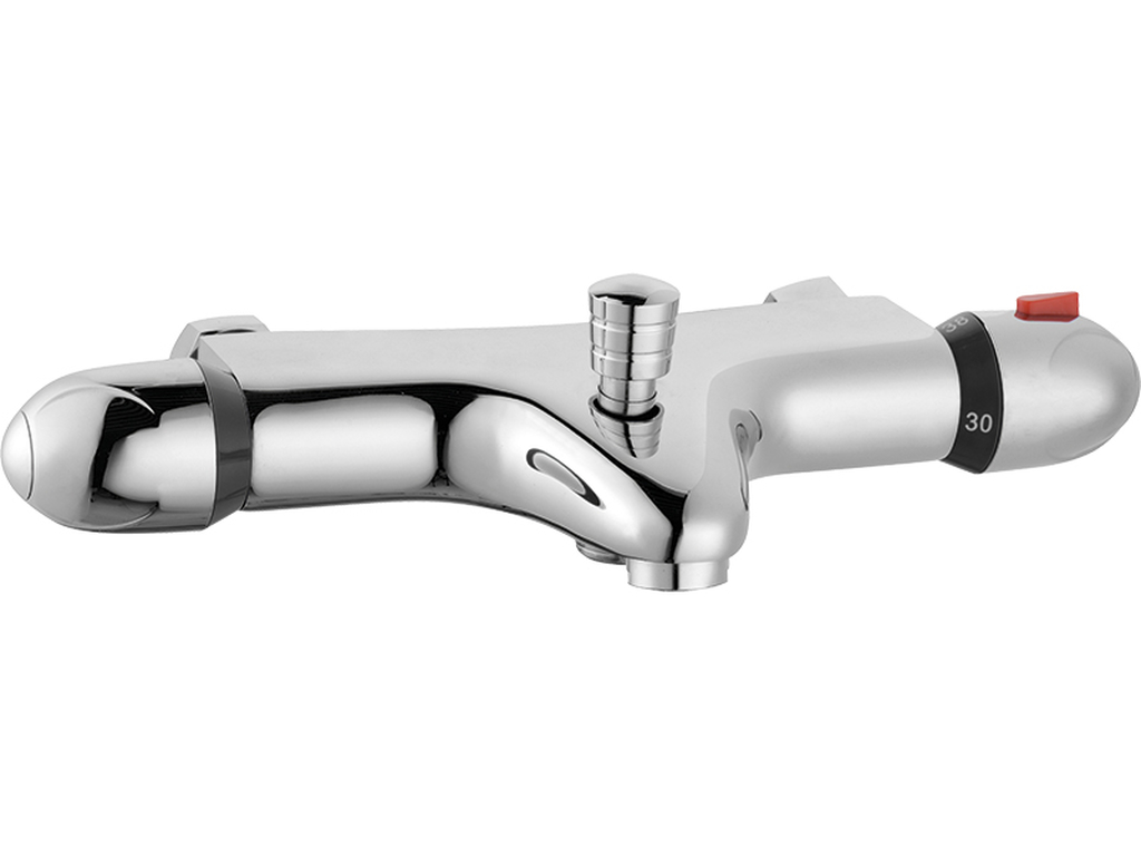 Kuchinox Mer Rouge rubinetto per vasca e doccia a parete con termostato cromo BKG01TD