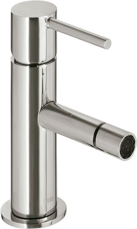 Tres Study Colors rubinetto per bidet verticale acciaio 062.120.01.AC