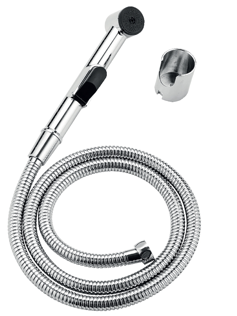 Laveo Fen set doccetta bidet a parete cromo NAF01BD