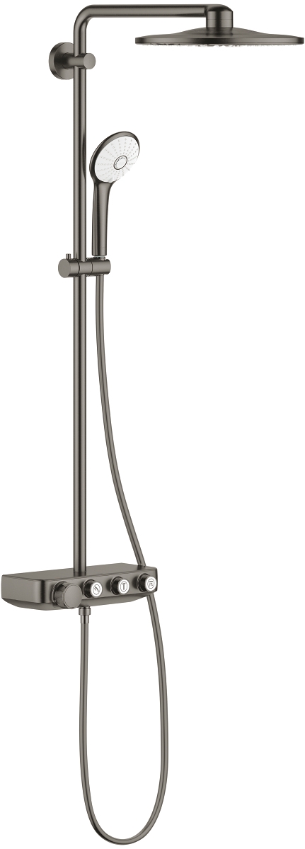 Grohe Euphoria set doccia a parete con termostato con soffione Brushed Hard Graphite 26507AL0