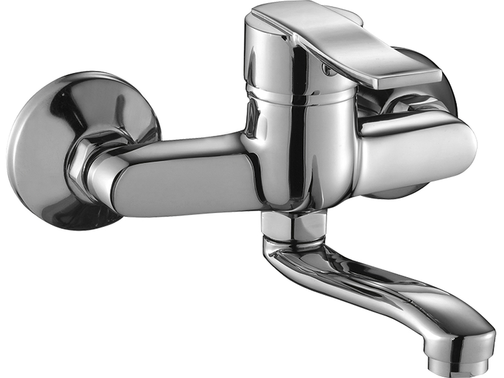 Kuchinox Madera rubinetto per lavabo a parete cromo BQM050D