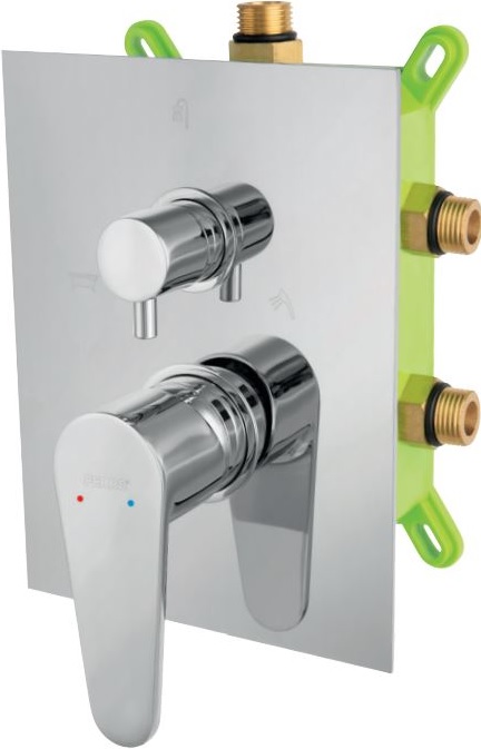 Ferro Algeo rubinetto per vasca e doccia da incasso cromo BAG7P3BOX