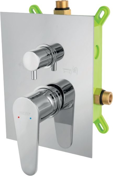 Ferro Algeo rubinetto per vasca e doccia da incasso cromo BAG7P2BOX