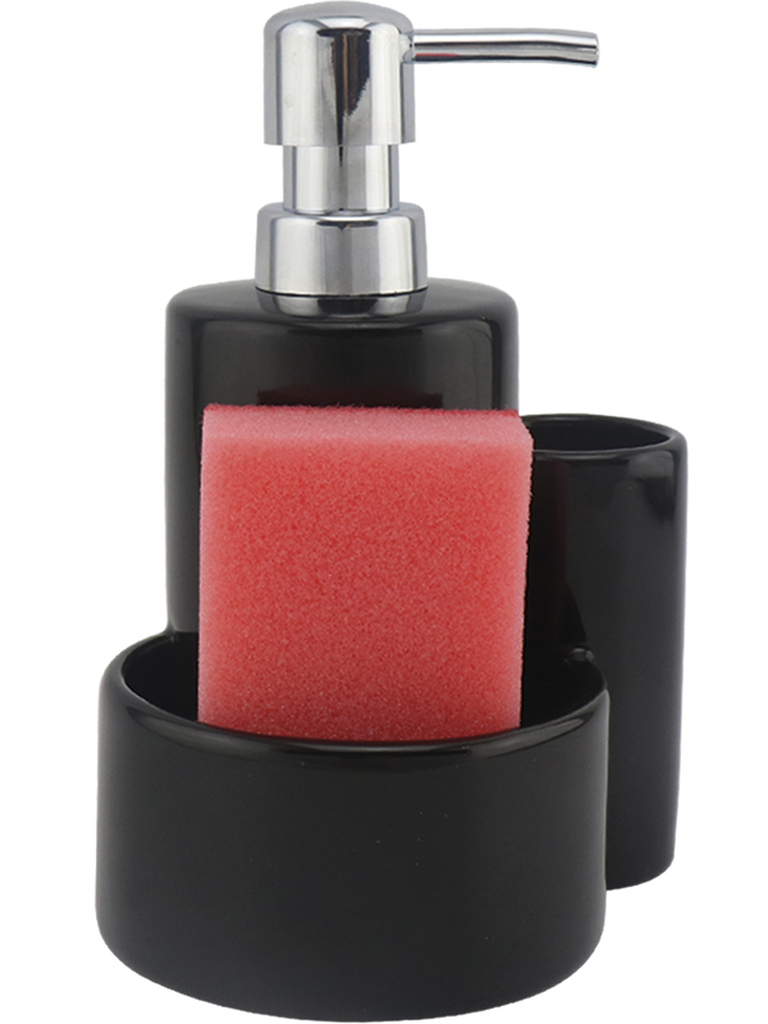 Kuchinox Lupo dispenser di liquidi nero AMP009M