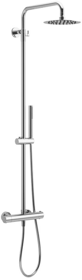 Actima Round Termo set doccia a parete con termostato cromo ARAC.SY.107CR