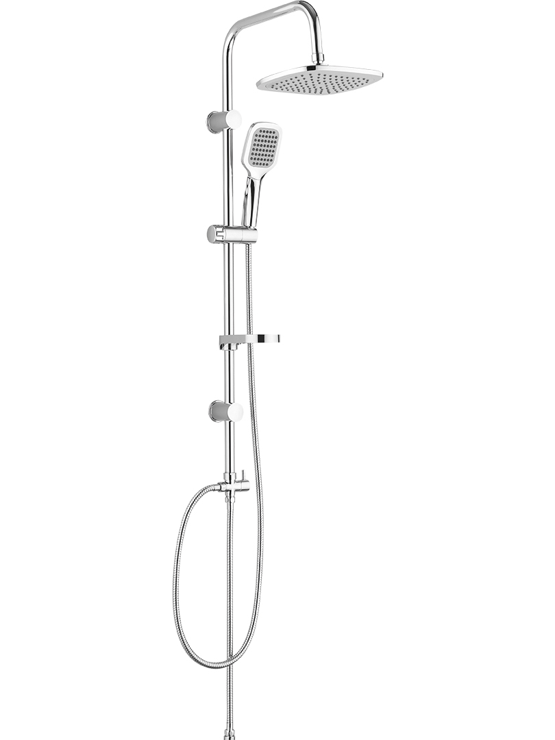 Kuchinox Borgo set doccia a parete con soffione cromo PKG00KX