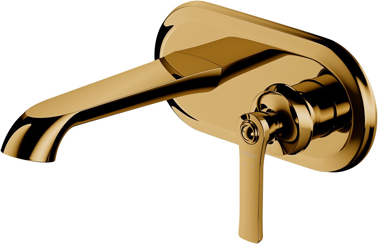 Omnires Armance rubinetto per lavabo da incasso oro AM5215GL