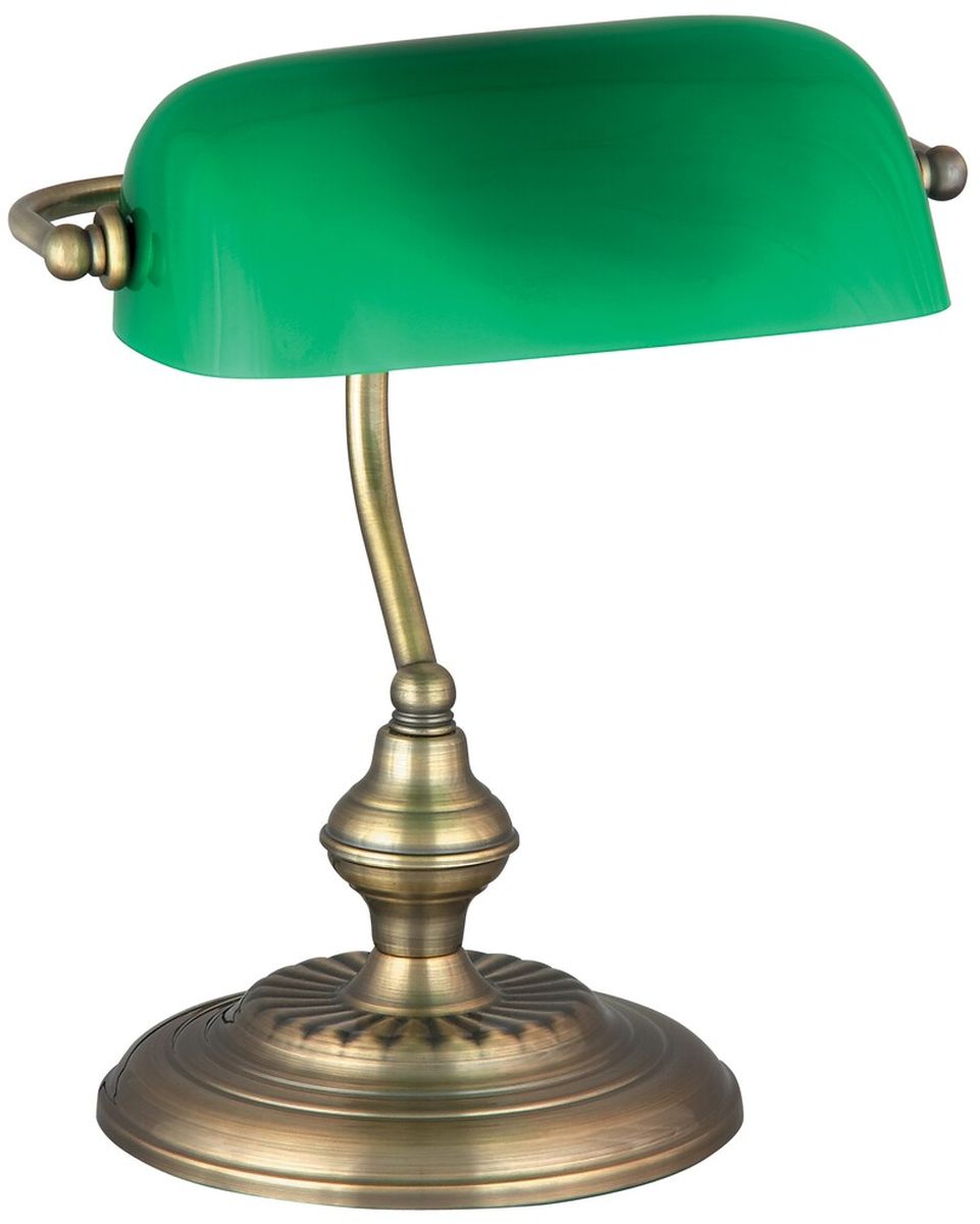 Rabalux Bank lampada da scrivania 1x60 W verde-marrone 4038