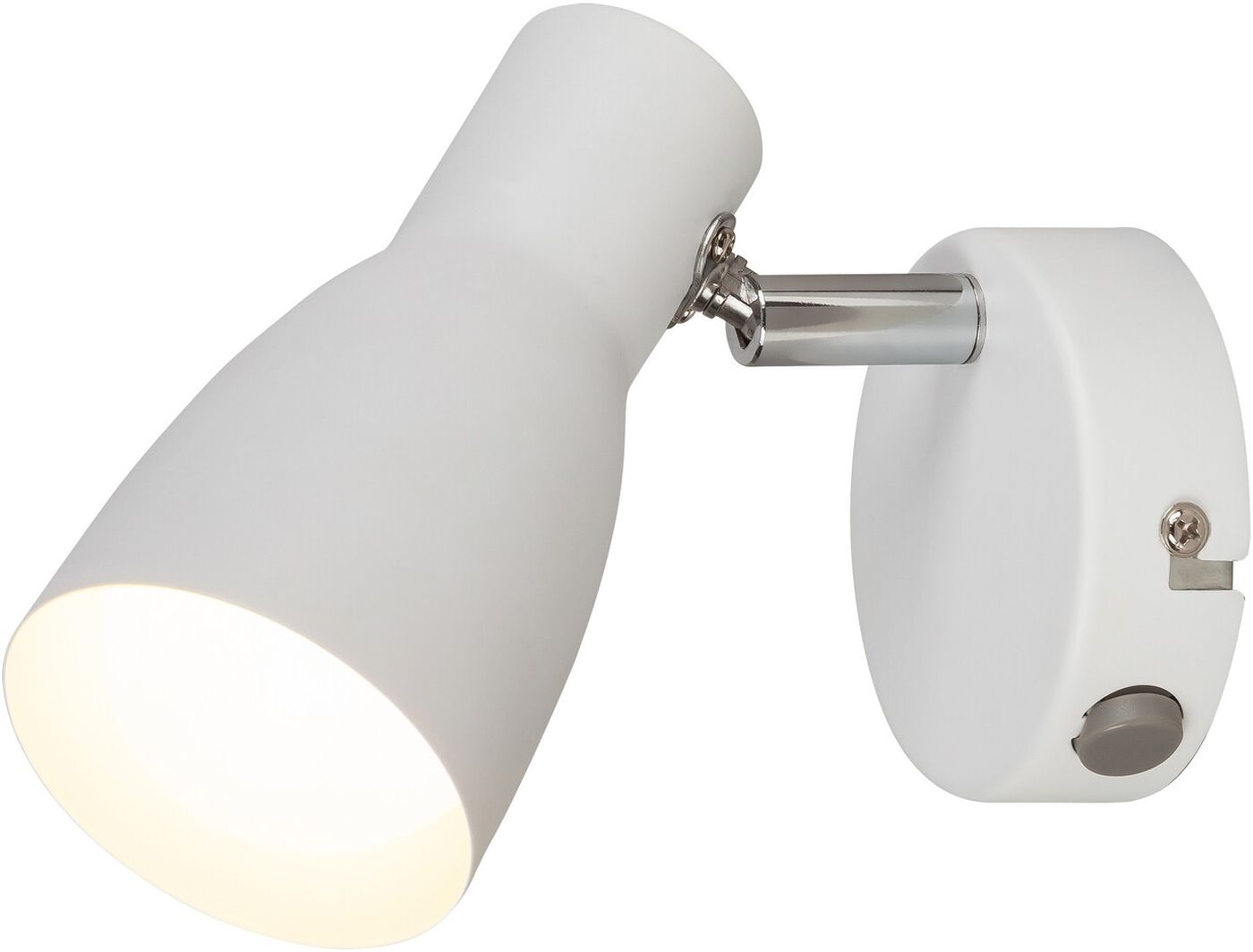 Rabalux Ebony lampada da parete 1x20 W bianco 6025