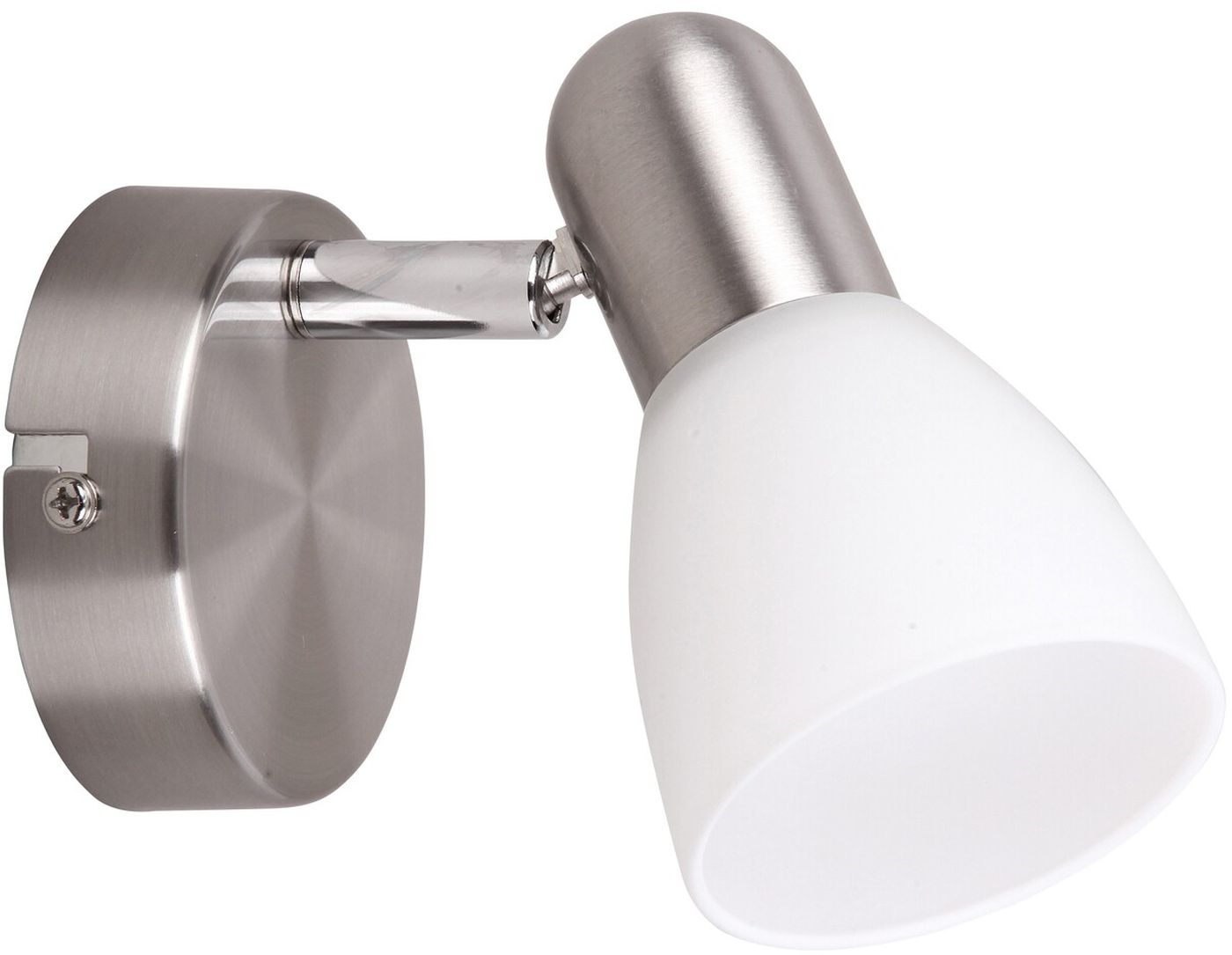 Rabalux Soma lampada da parete 1x40 W bianco-cromo 6301