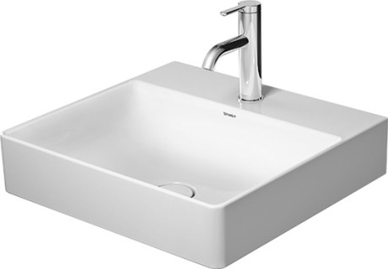 Duravit DuraSquare lavabo 50x47 cm rettangolare a parete-da mobile bianco 2353500070