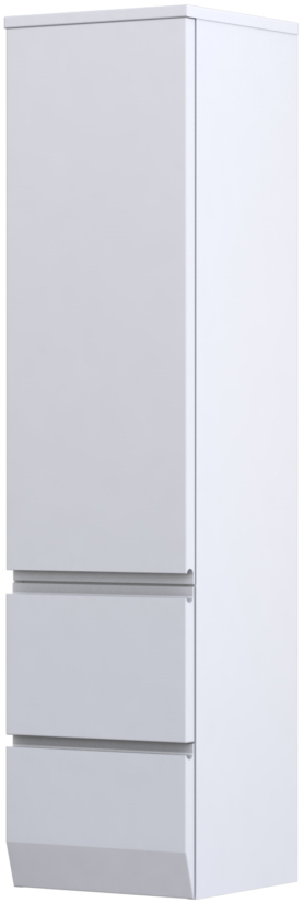 Oristo Brylant armadietto 35x34.5x141.9 cm laterale sospeso bianco OR36-SB1D2S-35-1-L
