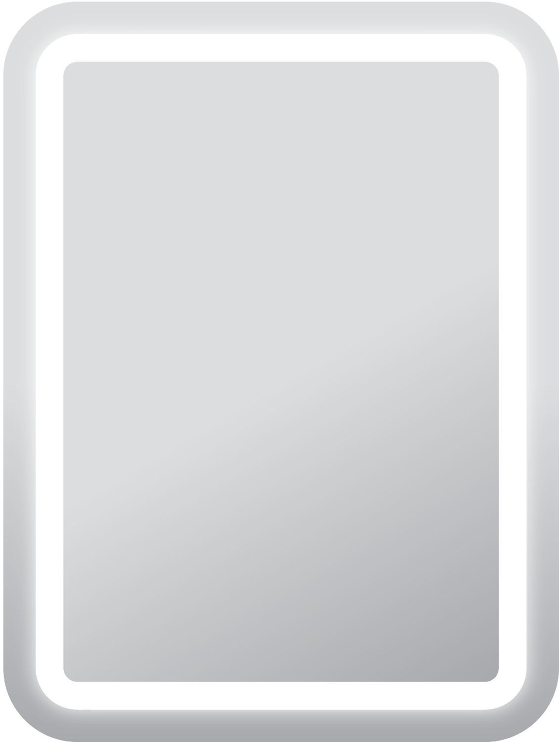 Dubiel Vitrum Perfekt specchio 60x80 cm rettangolare con illuminazione 5905241003009