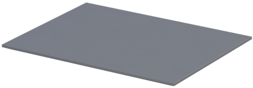 Oristo Uni piano 59.6x45.9 cm grigio OR00-BU-60-12