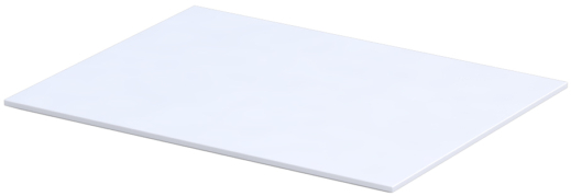 Oristo Uni piano 59.6x45.9 cm bianco OR00-BU-60-2