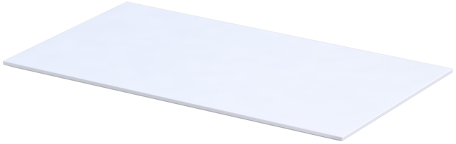 Oristo Uni piano 79.6x45.9 cm bianco OR00-BU-80-1