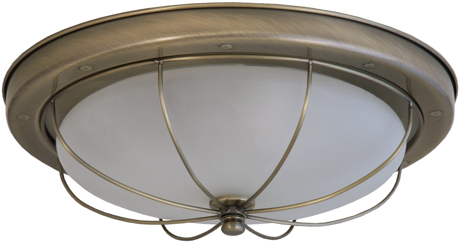 Rabalux Sudan plafoniera 2x40 W bianco-marrone 7995