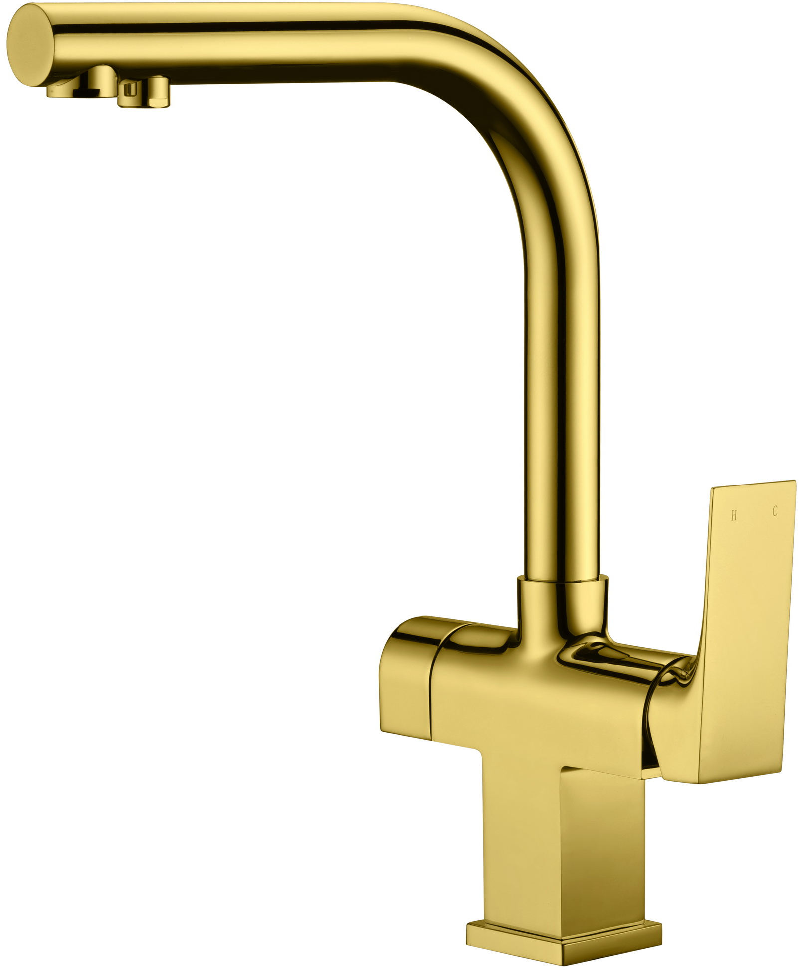 Blue Water Sora rubinetto da cucina verticale oro/oro antico 5901730615906