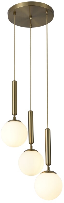 Rabalux Divina lampada sospesa 3x9 W bianco-oro 5353
