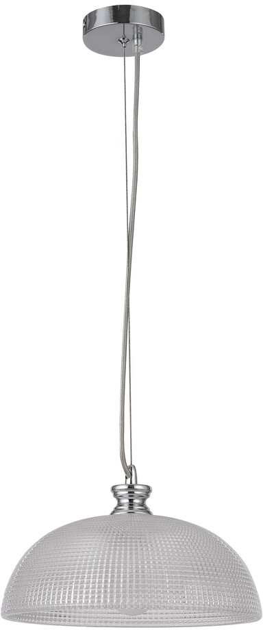 Rabalux Petrina lampada sospesa 1x40 W cromo-trasparente-satinato 5459