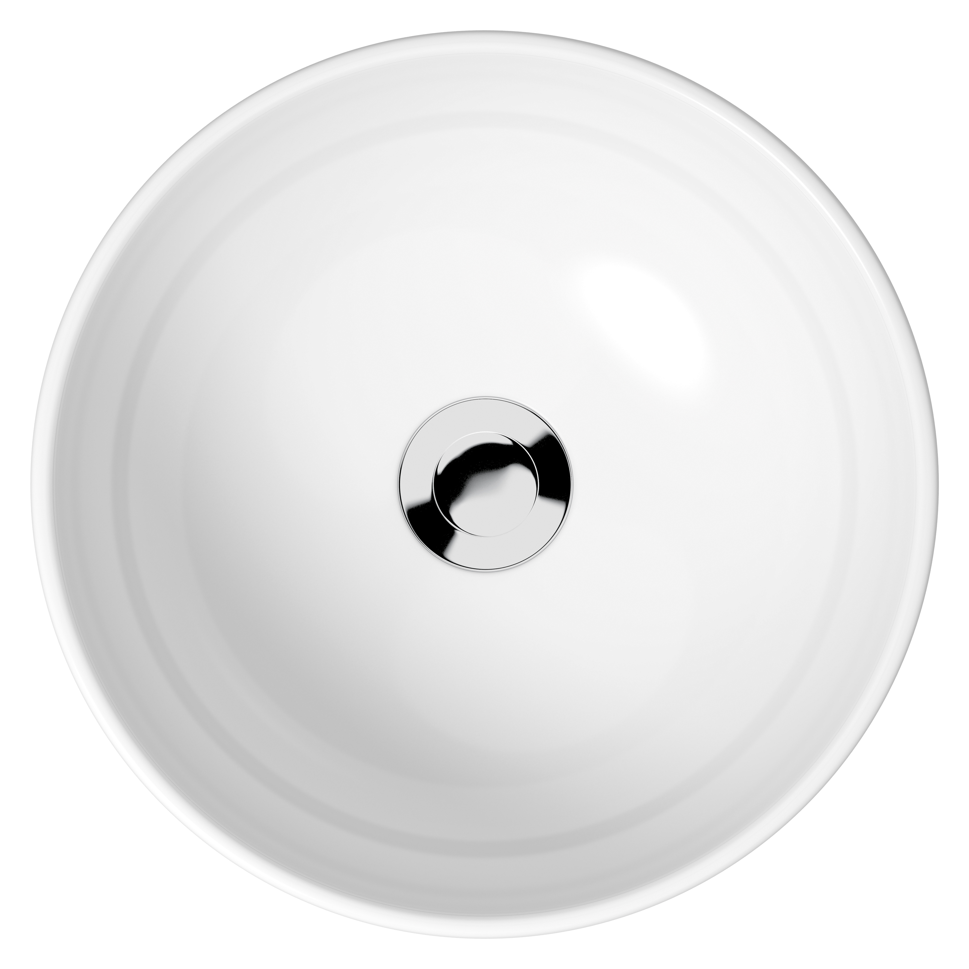 Cersanit Moduo lavabo 35x35 cm rotonda da appoggio bianco K116-047