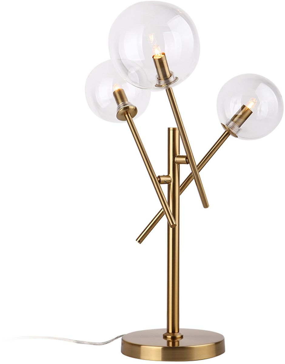 MaxLight Lollipop lampada da tavolo 3x40 W ottone T0035