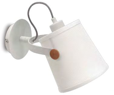 Mantra Nordica lampada da parete 1x23 W bianco-legno 4924