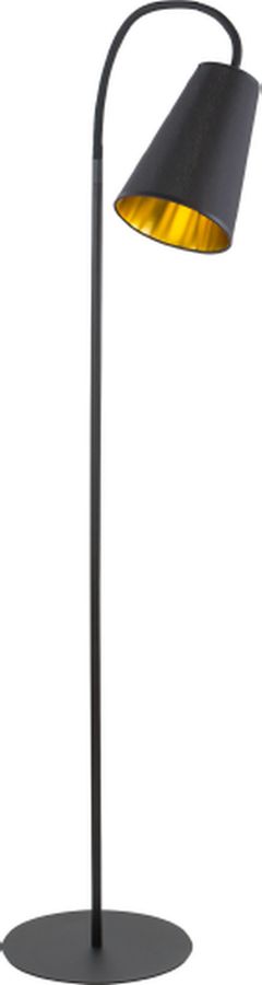 TK Lighting Wire lampada da terra 1x15 W nero-oro 1099
