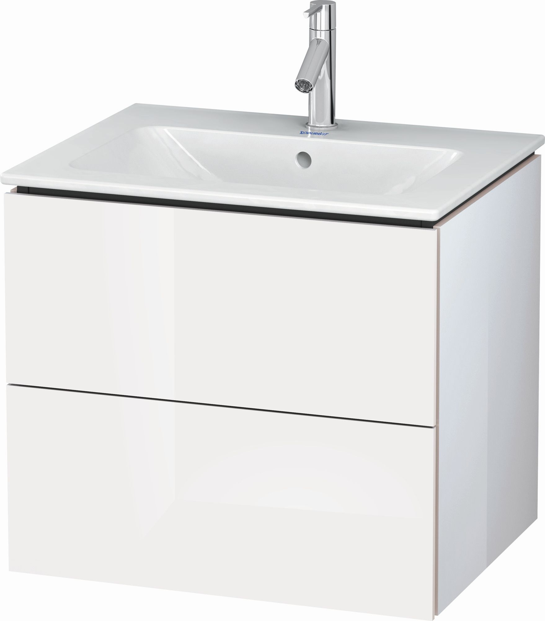Duravit L-Cube armadietto 62x48.1x55 cm sottolavabo sospeso bianco LC624002222