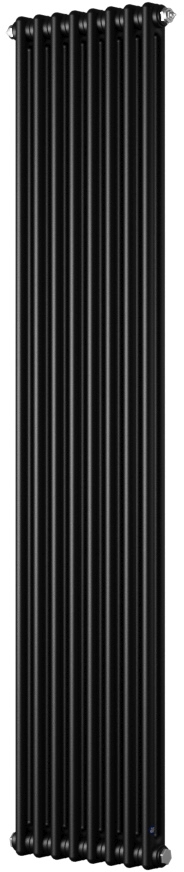 Instal Projekt Tubus 2 termoarredo 149.3x38 cm podłączenie inferiore nero TUB2-150/08D50C31