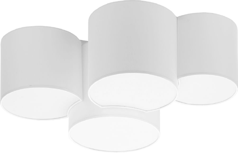 TK Lighting Mona plafoniera 4x15 W bianco 3442