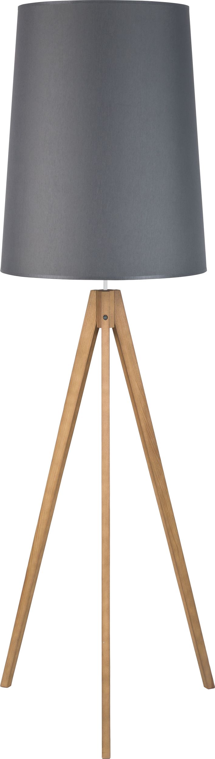 TK Lighting Walz lampada da terra 1x15 W grigio-legno 5046