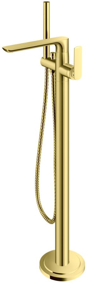 Kohlman Experience Gold rubinetto per vasca e doccia a terra oro QF1165EGD