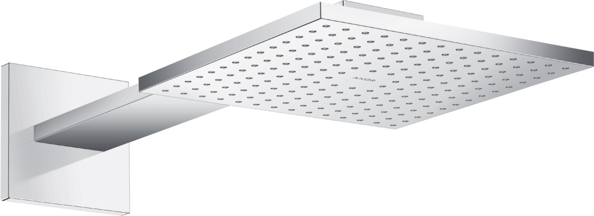 Axor ShowerSolutions soffione doccia con braccio 25x25 cm quadrata cromo 35306000