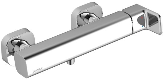 Ravak 10° rubinetto per doccia a parete cromo X070132