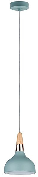 Paulmann Neordic lampada sospesa 1x20 W verde-rame-legno 79652