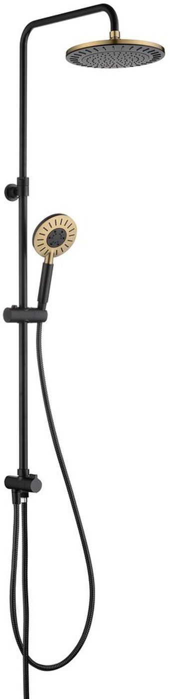 Tiger Splash Akcent Rainfall set doccia a parete nero 1715045646