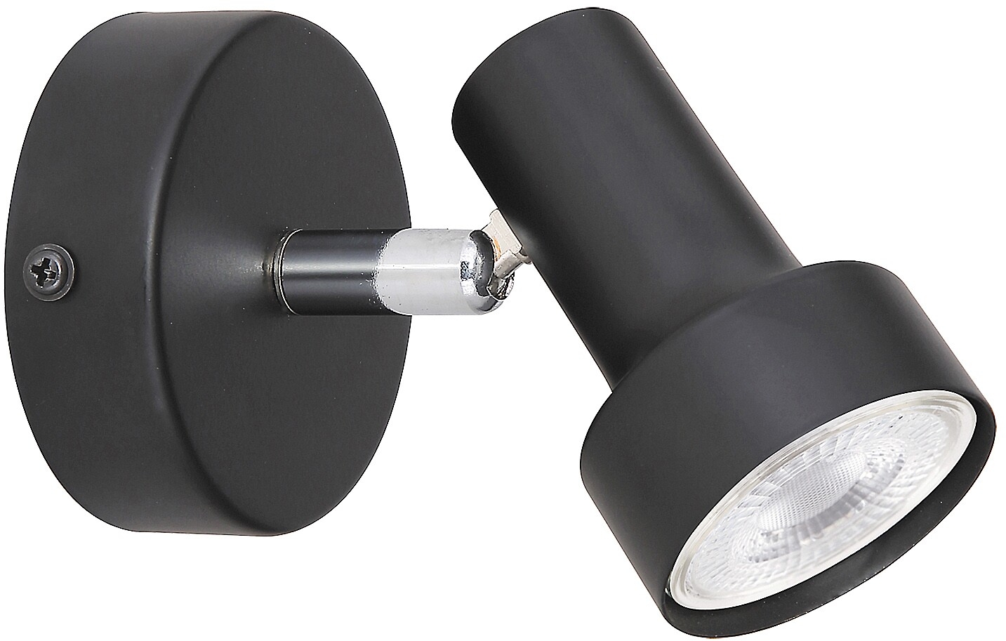 Rabalux Konrad lampada da parete 1x50 W nero 5322