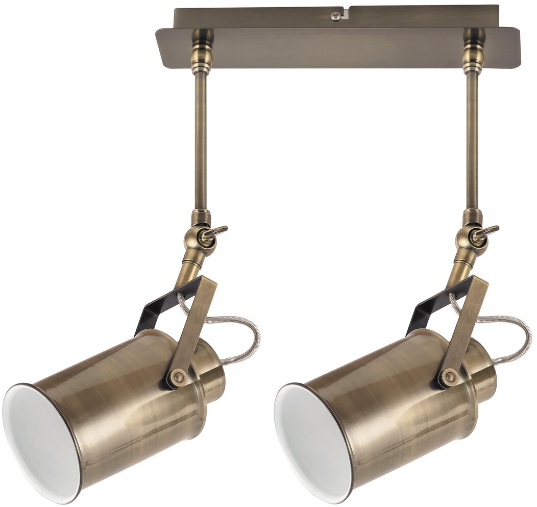 Rabalux Peter lampada da soffitto 2x60 W marrone 5982