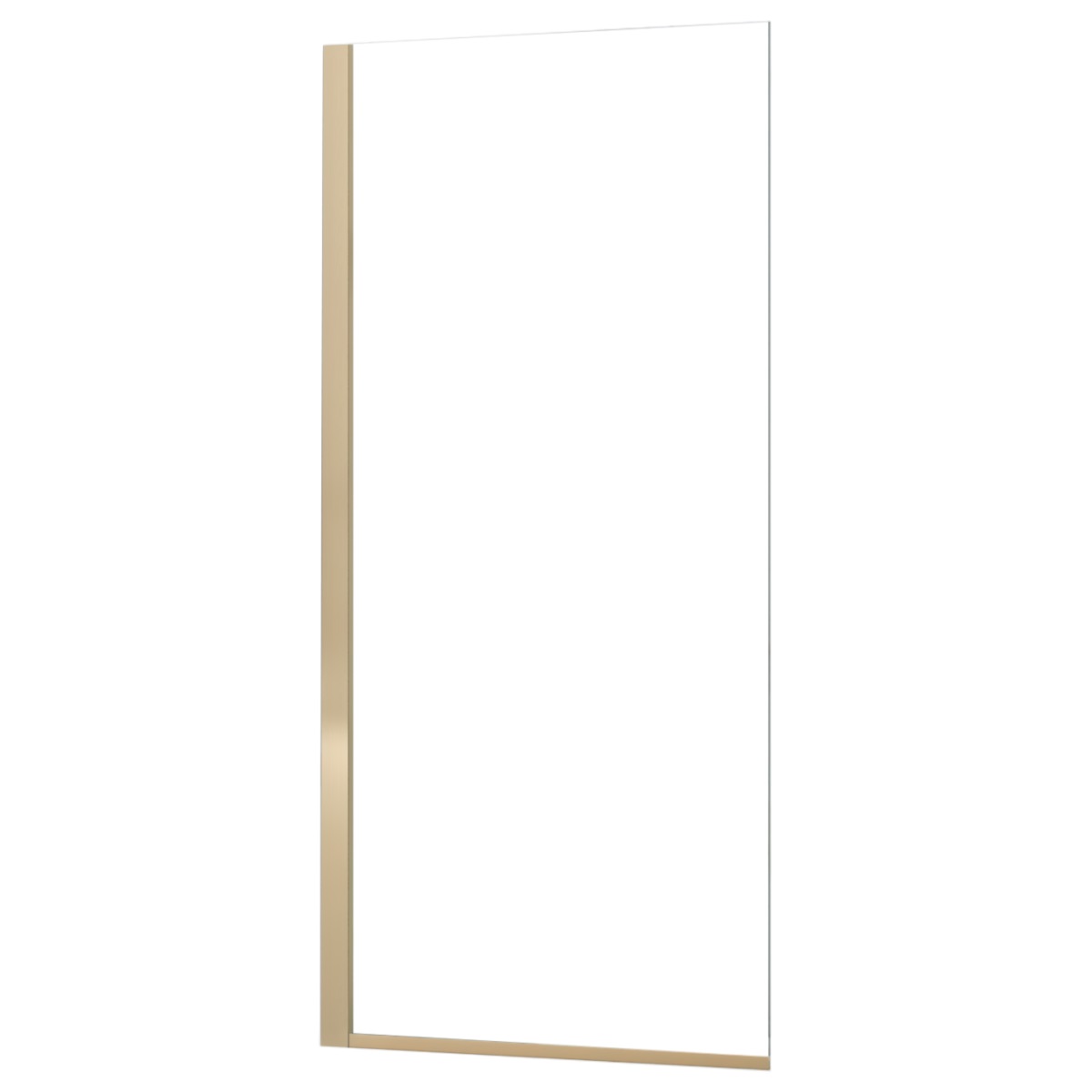 Rea Elegant Gold parete vasca 70 cm 1 anta oro lucida/vetro trasparente REA-W5600