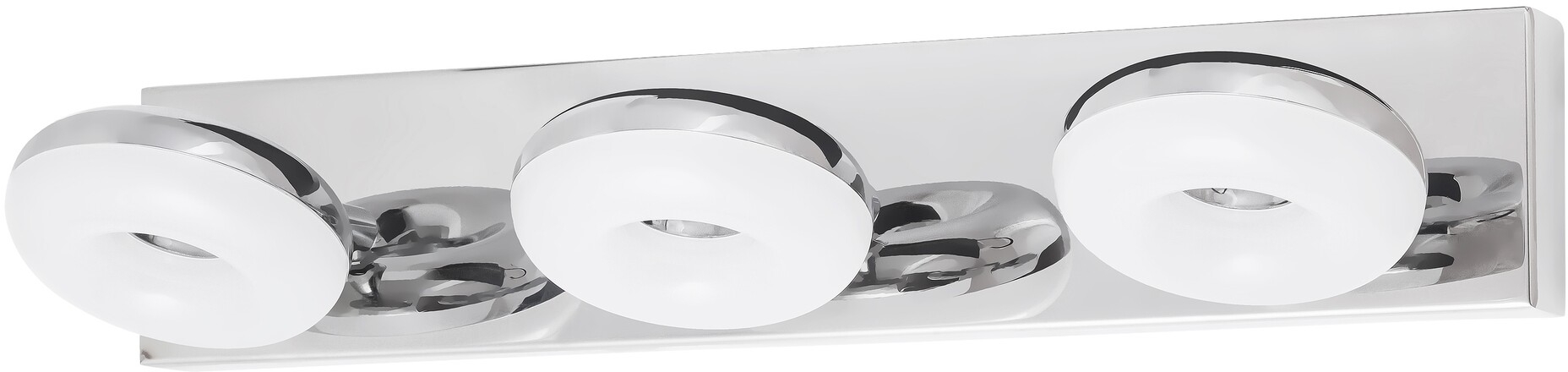 Rabalux Beata lampada da parete 3x5 W bianco-cromo 5718