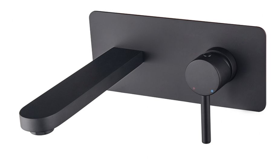 Besco Varium rubinetto per lavabo da incasso nero BU-MVS-CZ