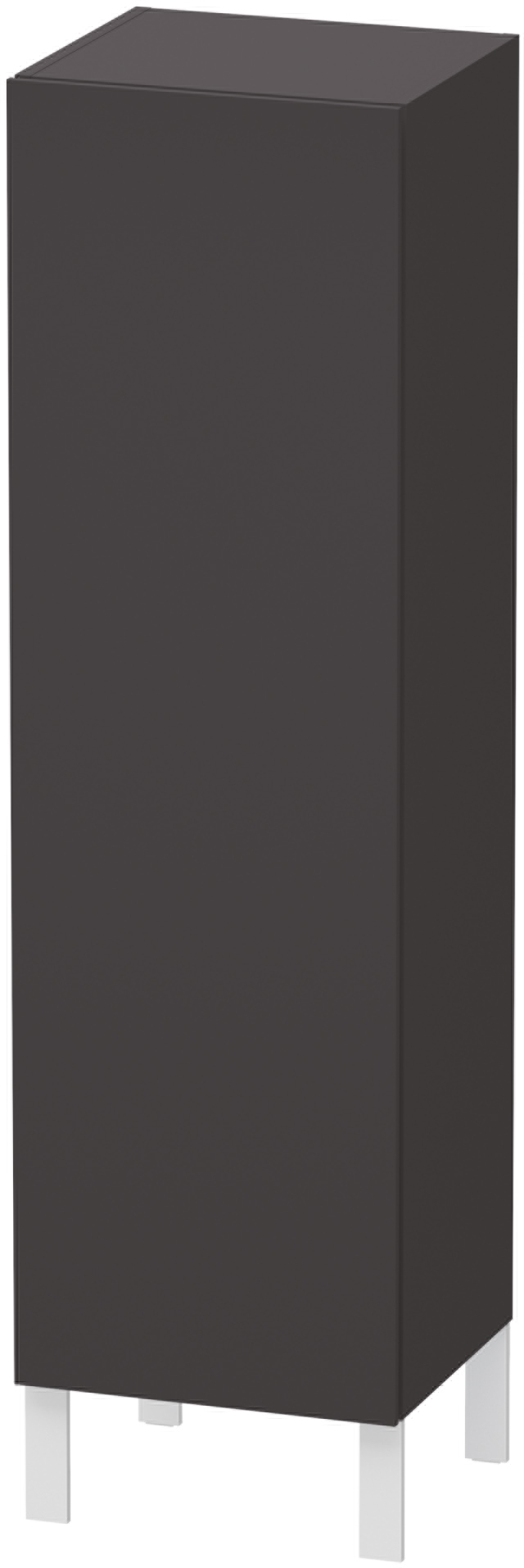 Duravit L-Cube armadietto 40x36.3x132 cm laterale a terra grafite LC1178L8080