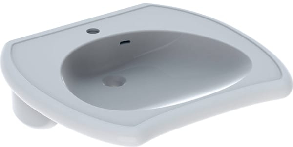 Geberit Vitalis lavabo 55x55 cm a parete per disabili bianco 501.542.01.1