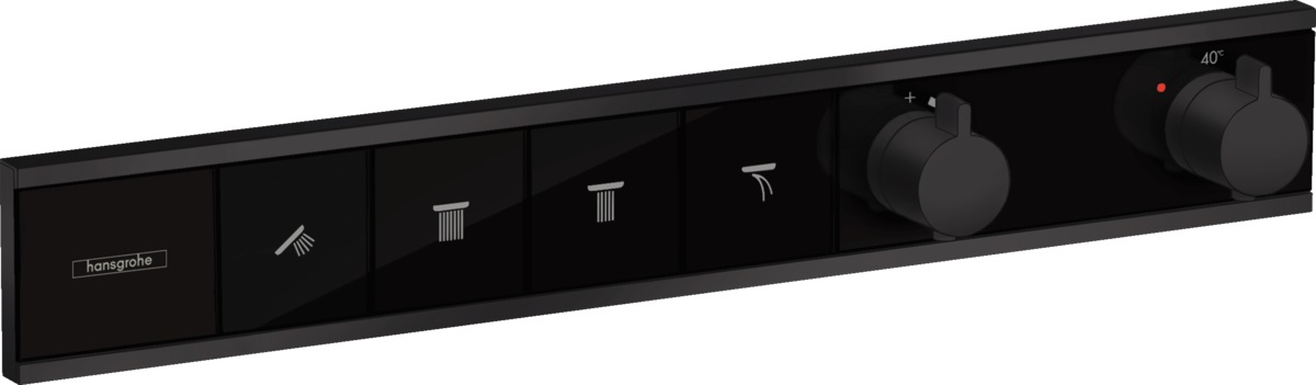 Hansgrohe RainSelect rubinetto per vasca e doccia da incasso con termostato nero 15382670