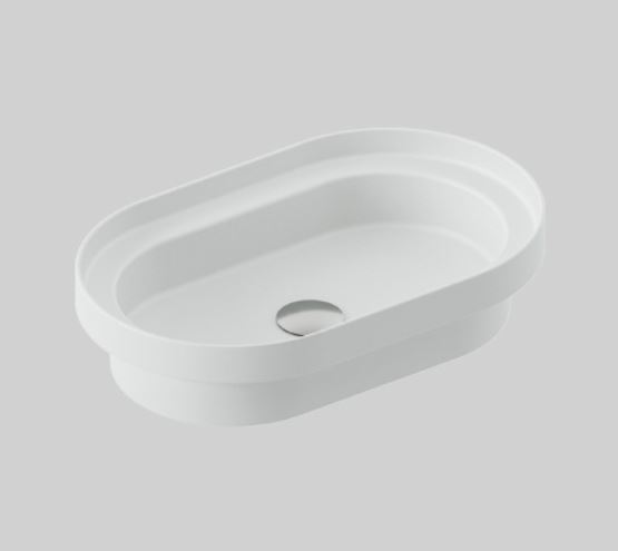 Art Ceram Fuori lavabo 58.3x36.3 cm ovale da incasso bianco TFL03301;00