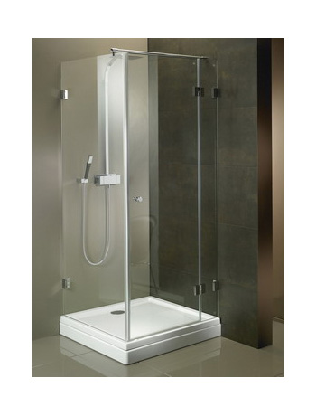 Riho Scandic box doccia 97x97 cm quadrato cromo lucida/vetro trasparente GX0007402