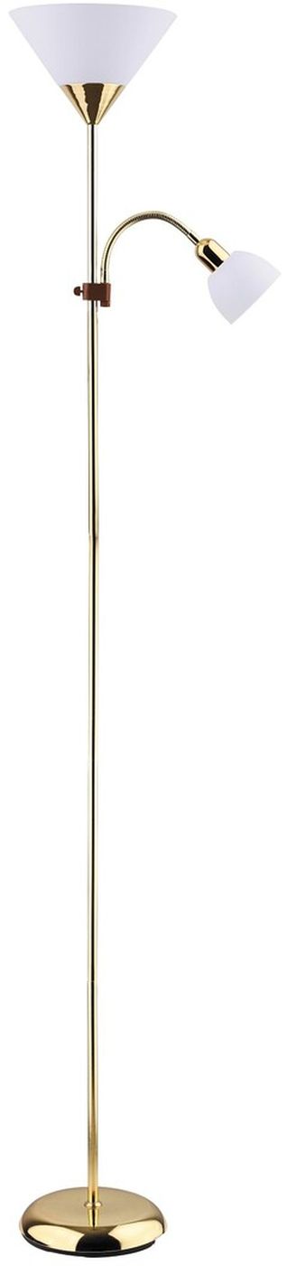Rabalux Action lampada da terra 2x100 W bianco-oro 4060