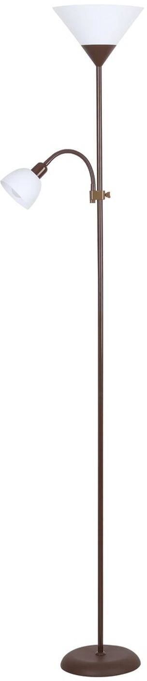 Rabalux Action lampada da terra 2x100 W bianco-marrone 4188